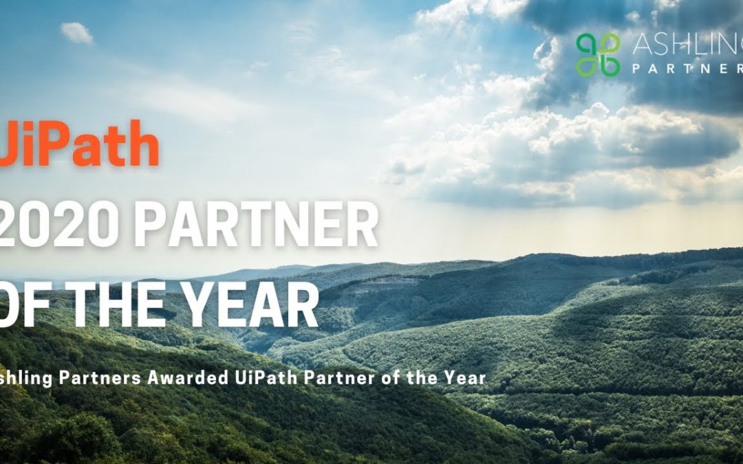 Ashling Partners Named a 2020 ‘UiPath Partner of the Year’